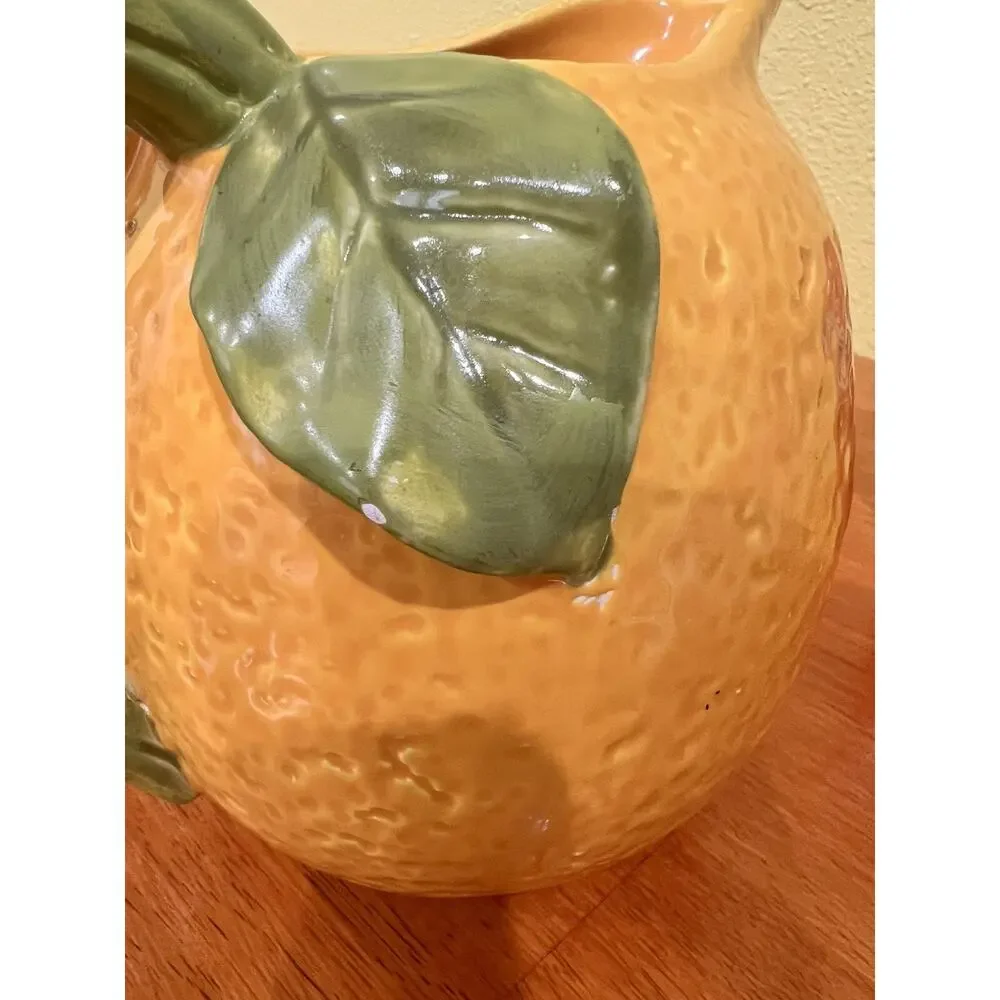 Vintage Ceramic Lemon Shaped Pitcher